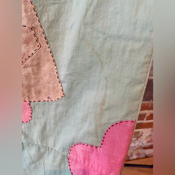 Vintage Primitive Sun Bonnet Sue Appliqué Quilt 65” x 84” - Picture 14 of 15